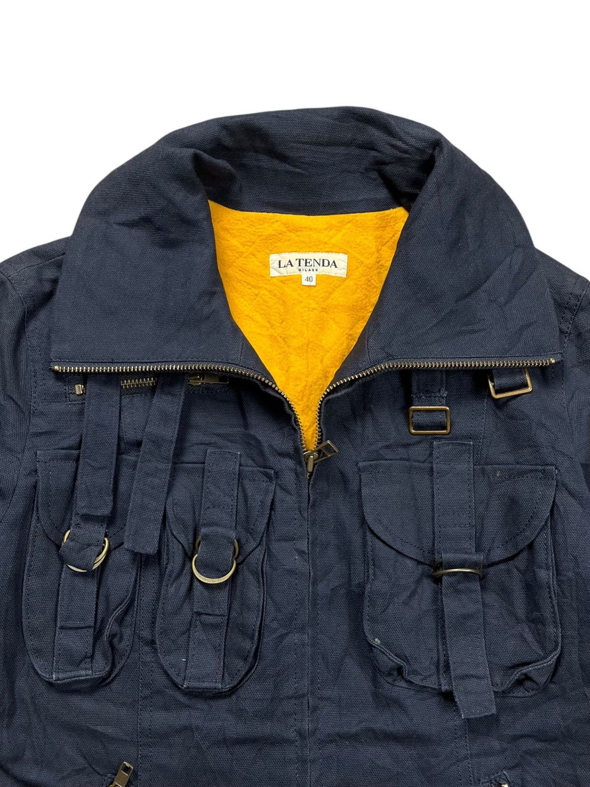 BUFFALO BOBS 2000s La Tenda Milano - Small Part Cargo Jacket Size US M / EU 48-50 / 2 - 6 Thumbnail