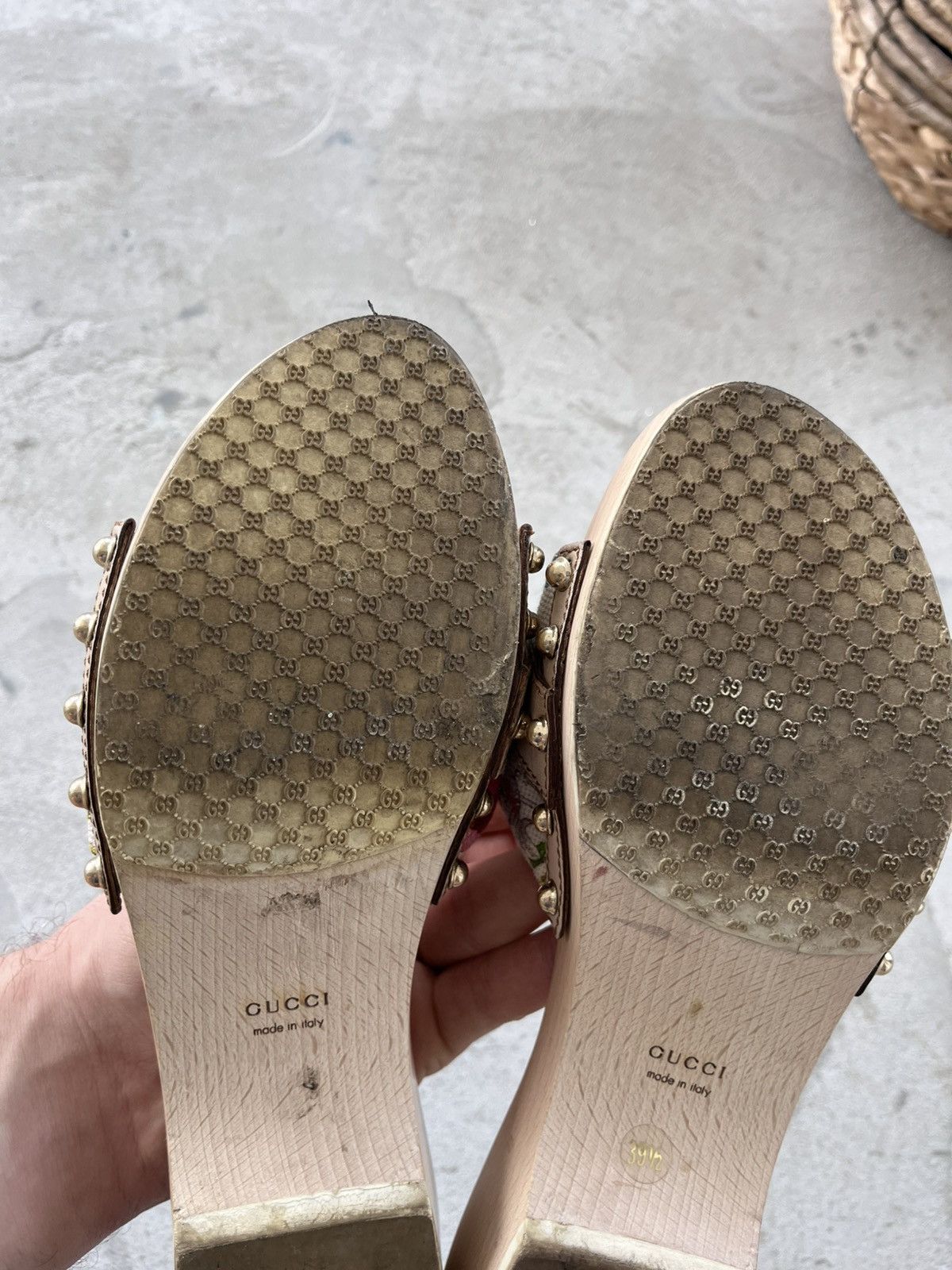 Gucci Rare Gucci Wooden Platform Sandals Luxury Avant-Garde Y2K Size US 9.5 / IT 39.5 - 15 Thumbnail