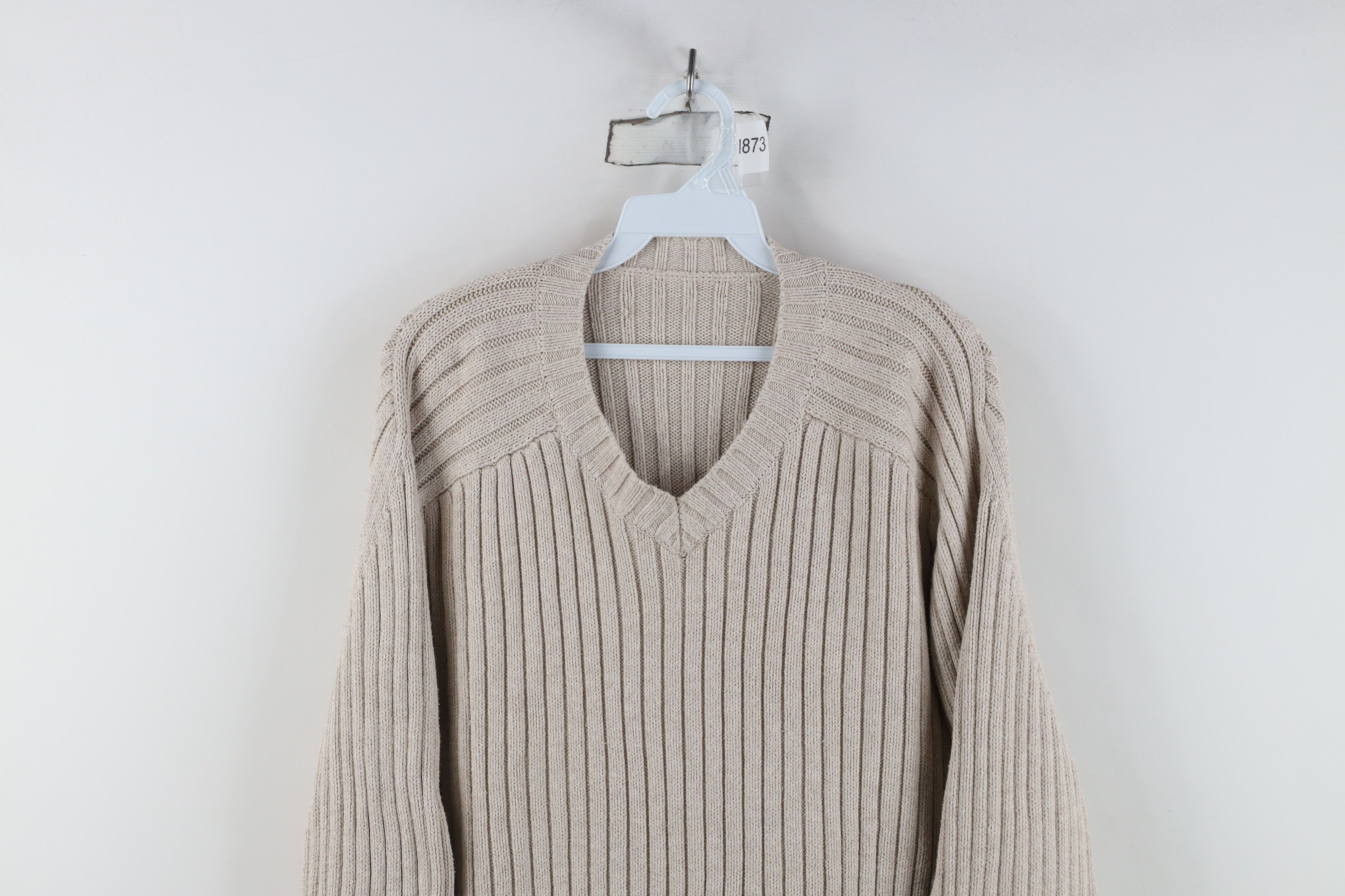 Vintage Vintage 90s Streetwear Heavyweight Ribbed Knit Sweater Size US L / EU 52-54 / 3 - 2 Thumbnail