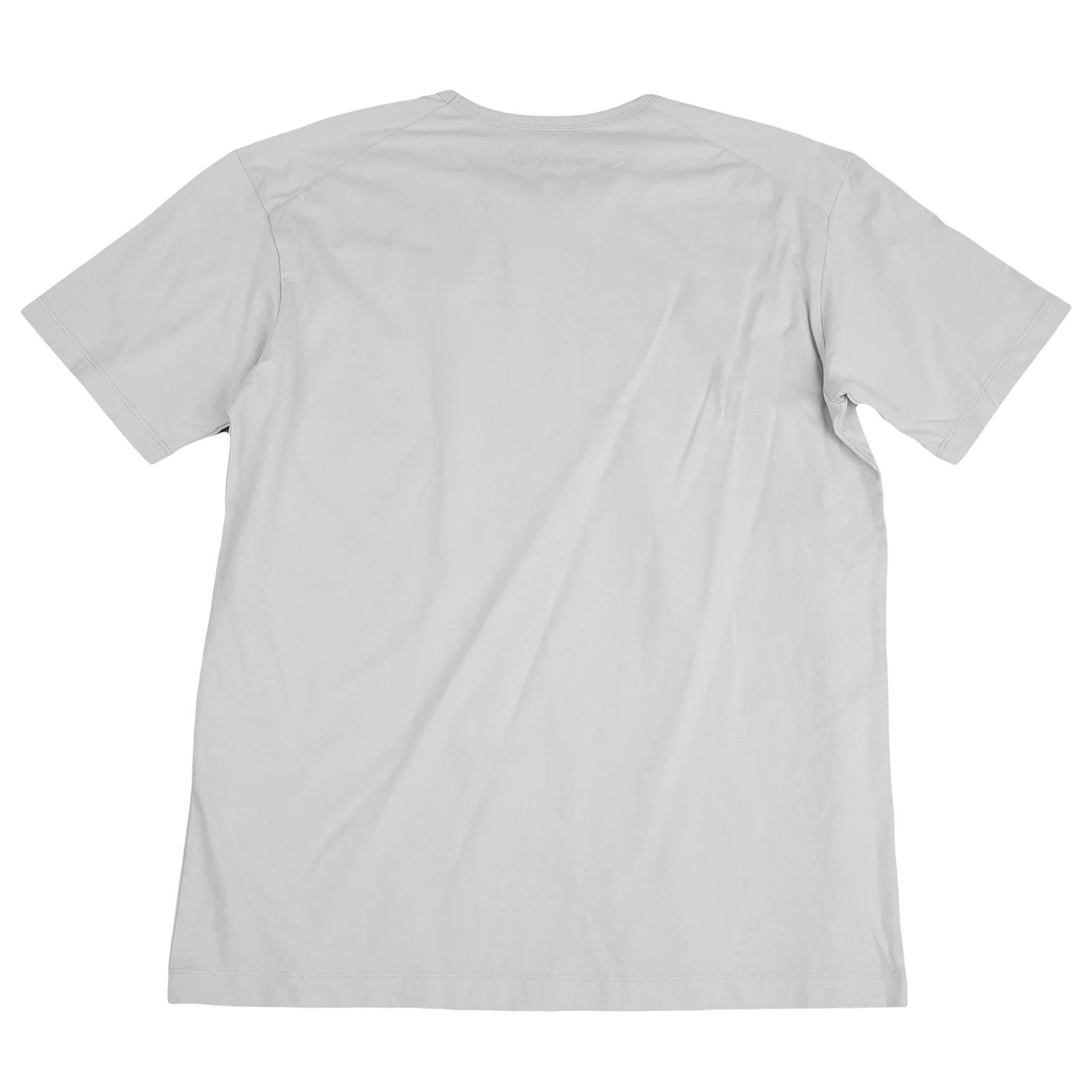 Issey Miyake Cotton Back Logo T-Shirt in Light Gray, Size 3 Size US L / EU 52-54 / 3 - 7 Thumbnail