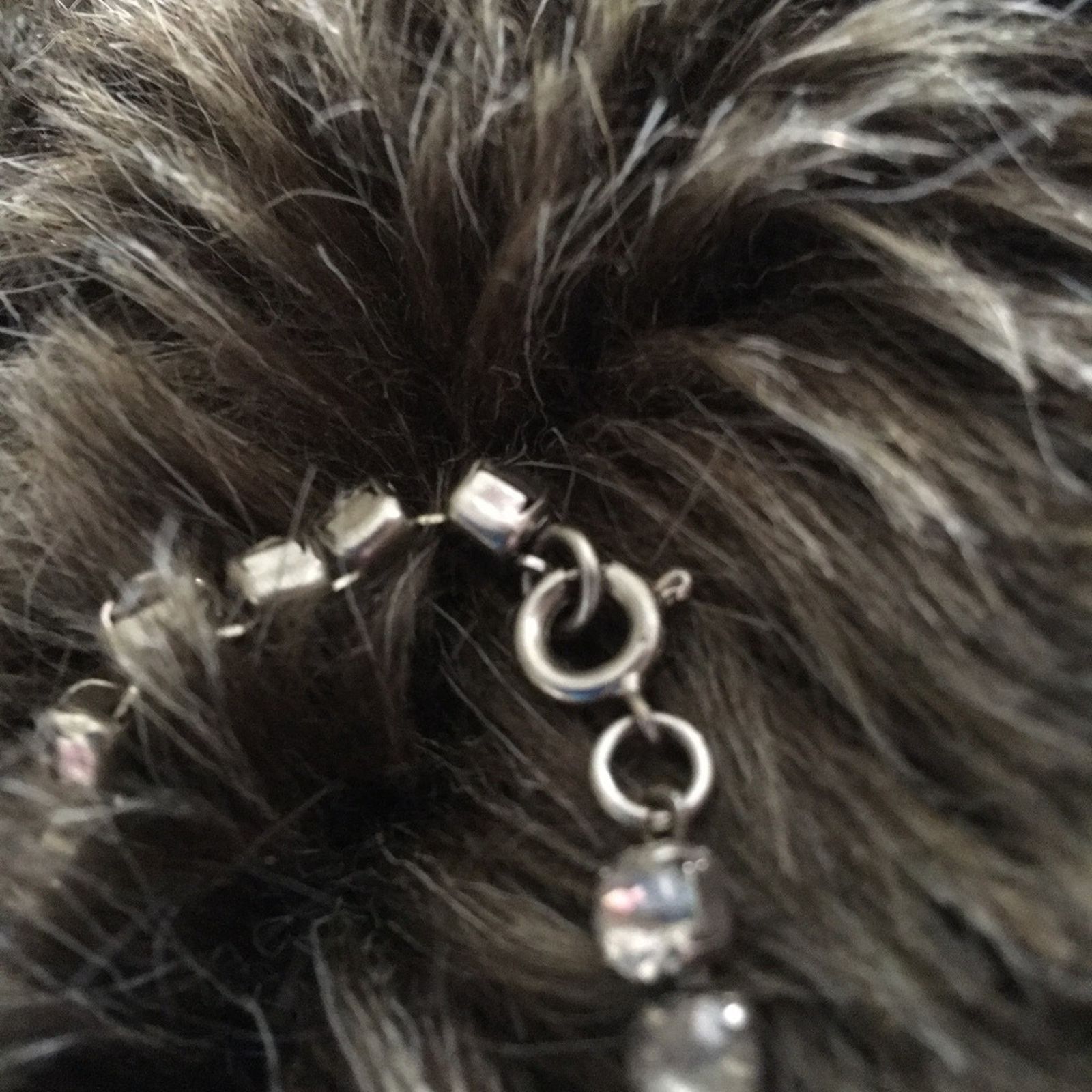 Vintage Vintage clear rhinestone silver tennis bracelet Size ONE SIZE - 4 Thumbnail