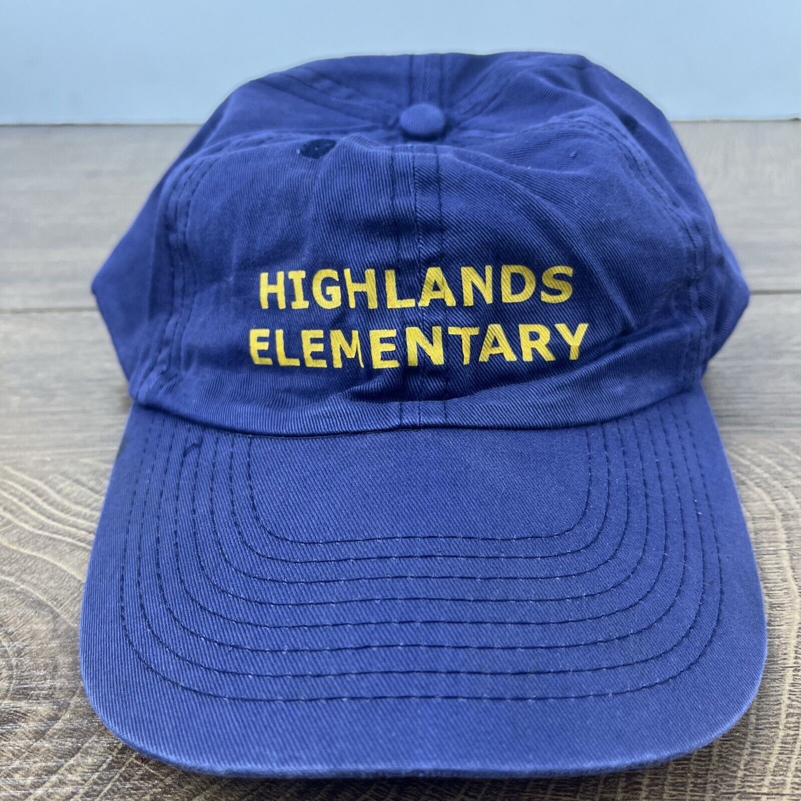 Other Highlands Elementary Snapback Hat Blue Adjustable Hat Blue A Size ONE SIZE - 5 Thumbnail