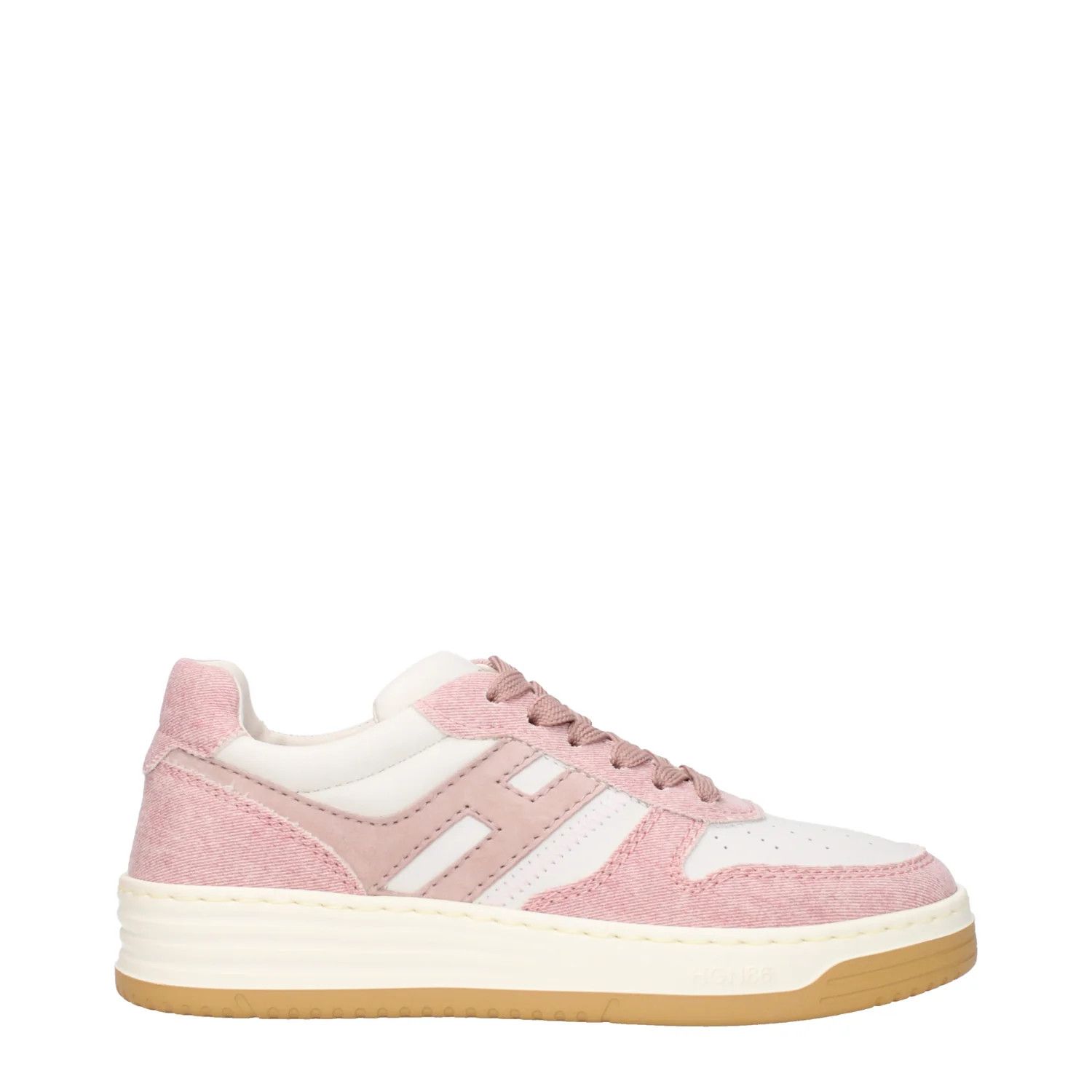 Hogan ob1o1e1124 Leather Sneakers in Pink White Size US 8.5 / IT 38.5 - 1 Thumbnail