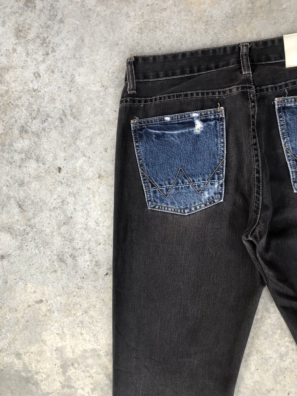 N.Hoolywood N. Hoolywood Double Sided Two Tone Denim Distressed Size US 32 / EU 48 - 9 Thumbnail