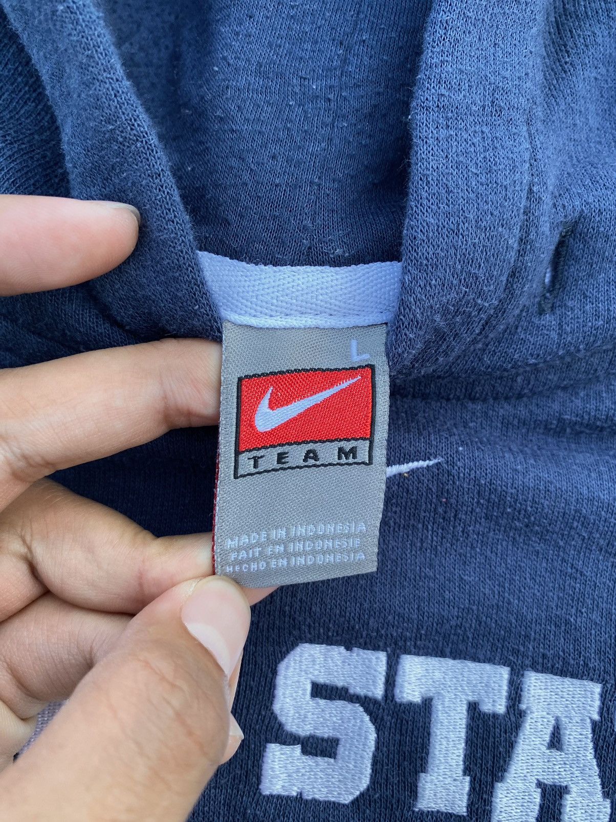 Nike × Vintage Vintage Nike Center Swoosh Hoodie PENN STATE Size US S / EU 44-46 / 1 - 8 Thumbnail