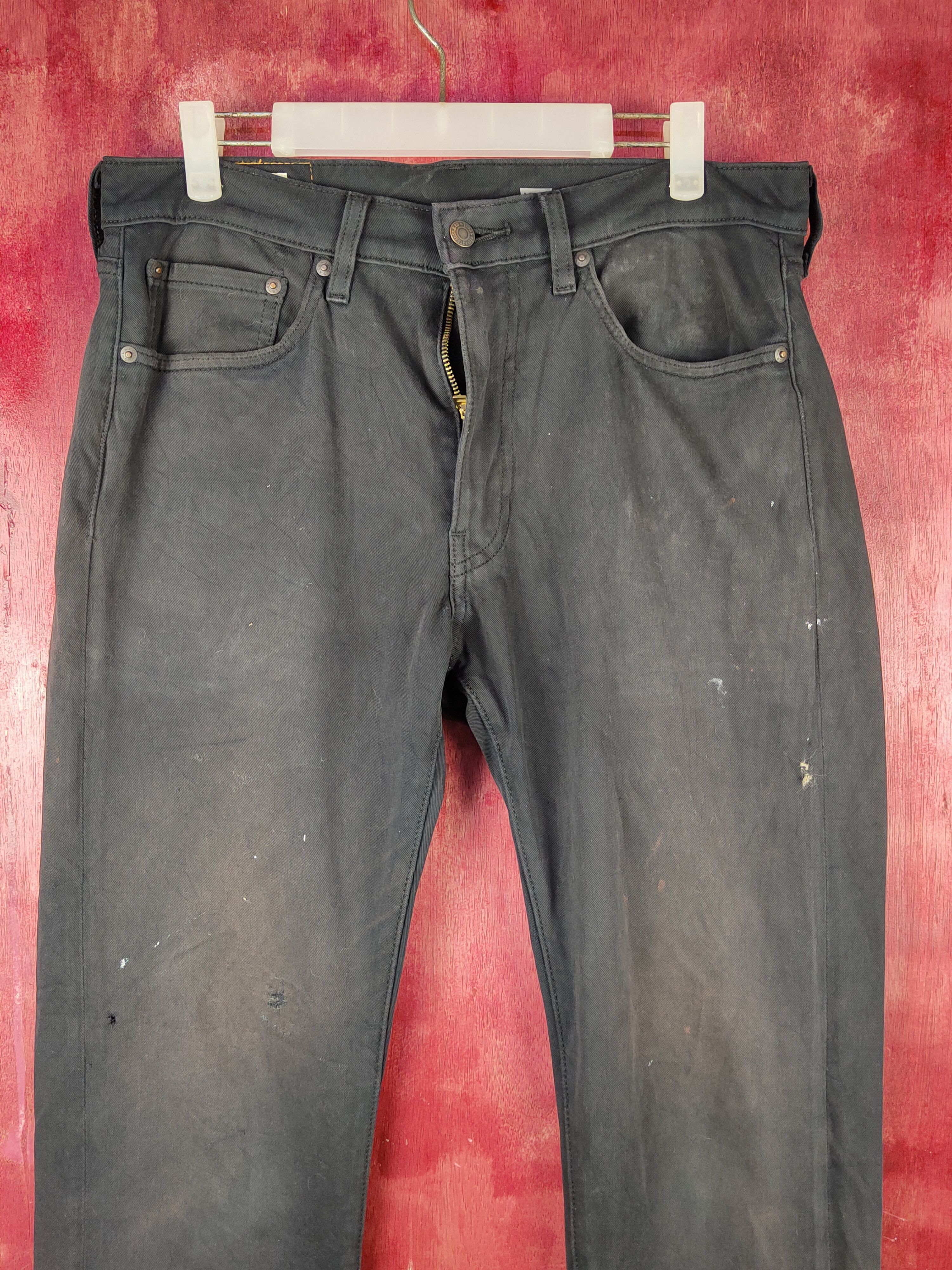 Levi's Levi's big E Black denim jeans Casual Pants #S1567 Size US 32 / EU 48 - 2 Thumbnail