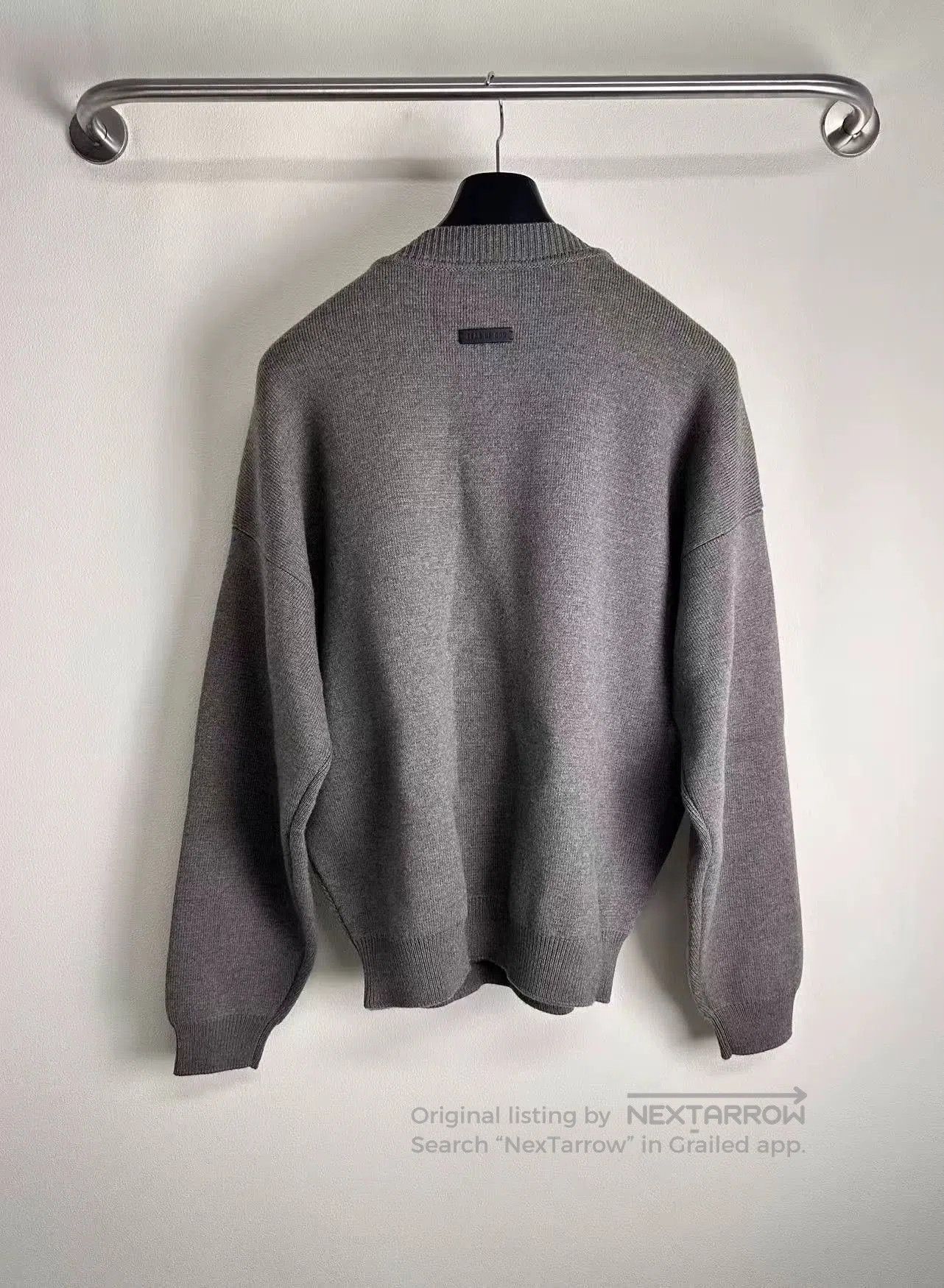 Fear of God FEAR OF GOD FOG Gray Wool Crewneck Sweater. Size US L / EU 52-54 / 3 - 2 Thumbnail