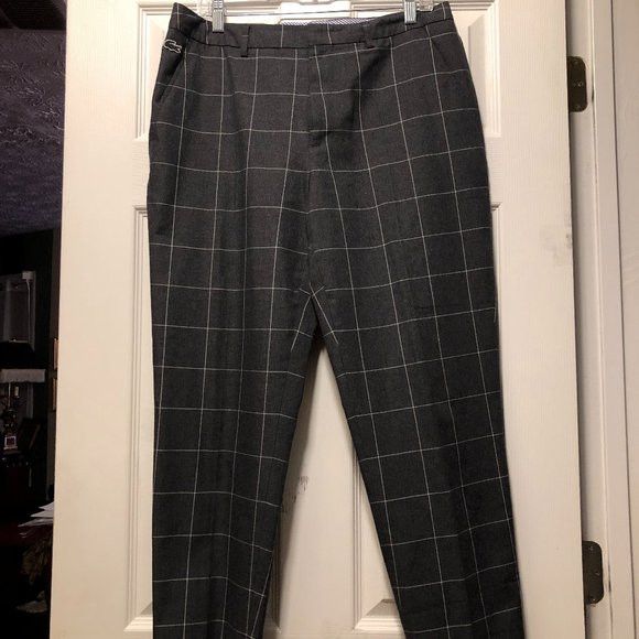 Lacoste Lacoste men's 65%polyester35%viscose dress pants size:34/28 Size 34R - 1 Thumbnail