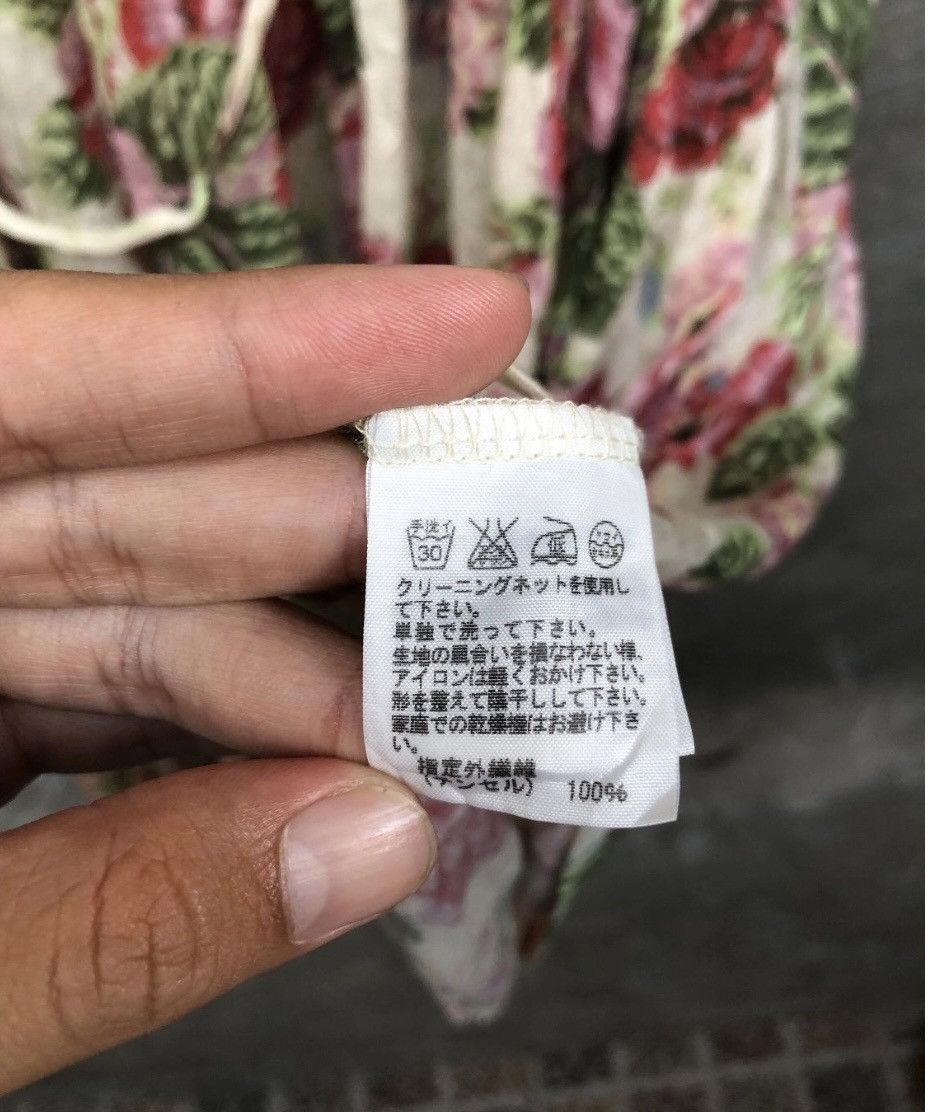 Issey Miyake × Sunao Kuwahara Issey Miyake Sunaokuwahara Floral Mid-Dress Size M / US 6-8 / IT 42-44 - 9 Thumbnail