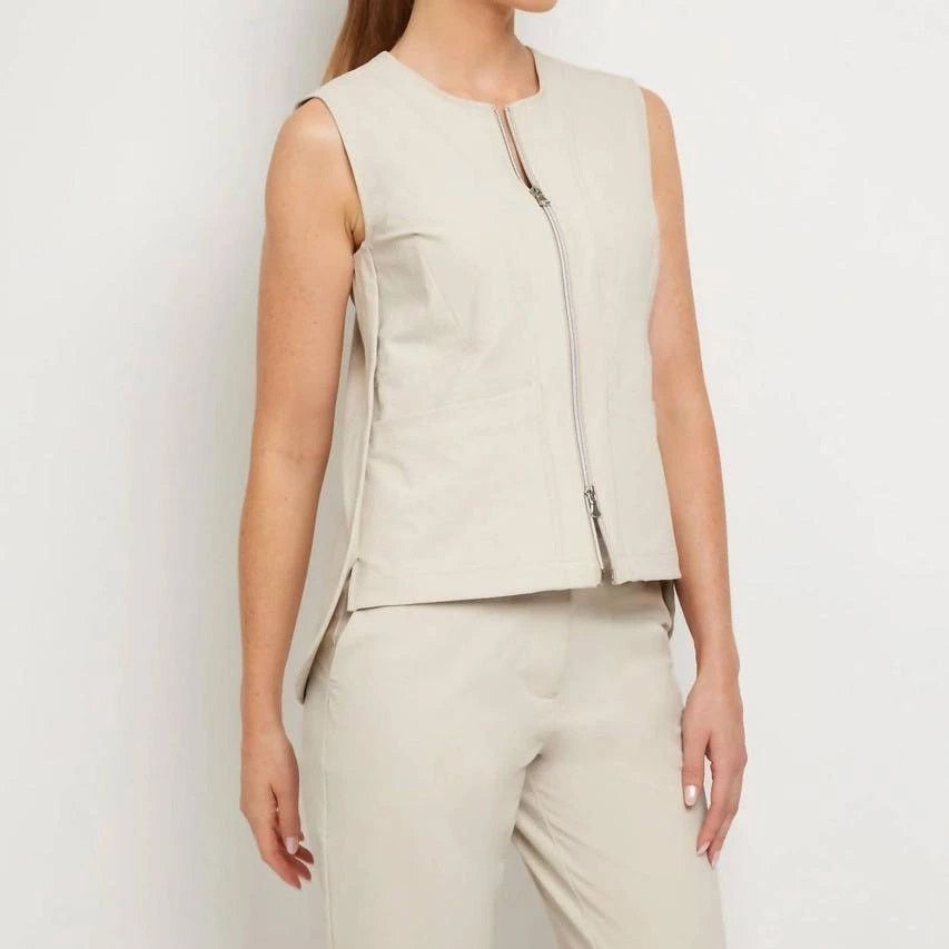 Anatomie Anatomie Adley Techno Linen Vest Top Size L / US 10 / IT 46 - 5 Thumbnail