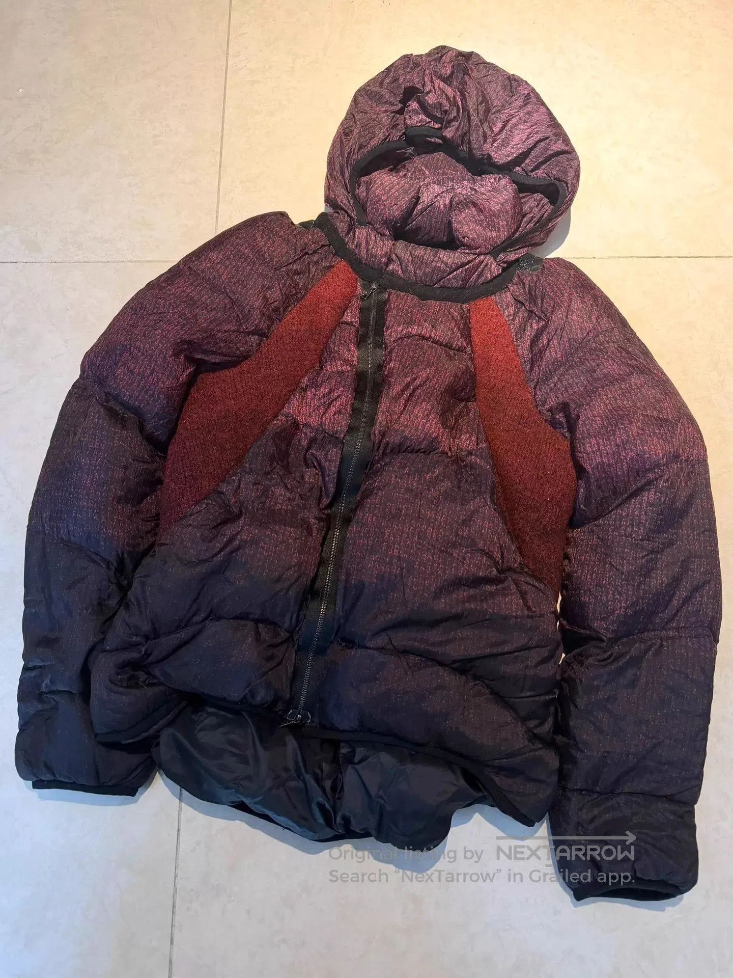 Undercover Red Heavy Insulated Hooded Jacket Size S. Size US S / EU 44-46 / 1 - 2 Thumbnail