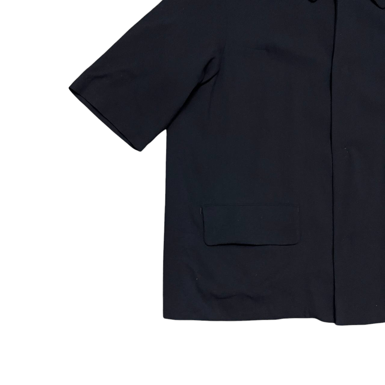 Yohji Yamamoto Yohji Yamanoto Laine Wool Jacket Short Sleeve Size US L / EU 52-54 / 3 - 3 Thumbnail