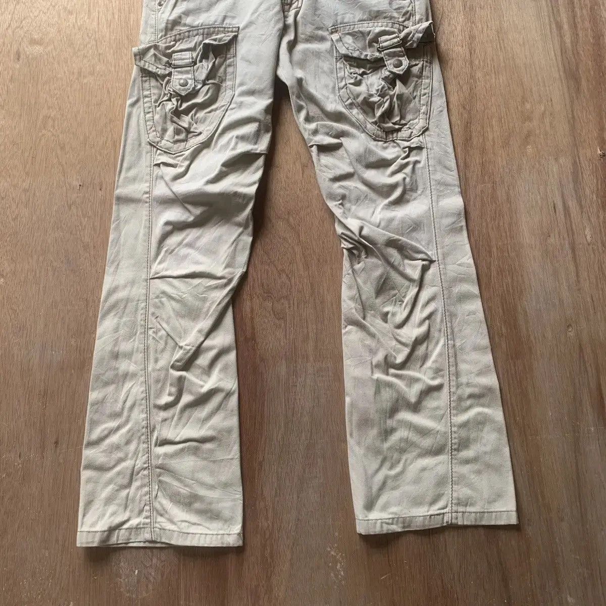 Japanese Brand STEALS 💥 VTG TYPE 505 UTILITY EDWIN CARGO CURVED LEG PANTS Size US 32 / EU 48 - 3 Thumbnail