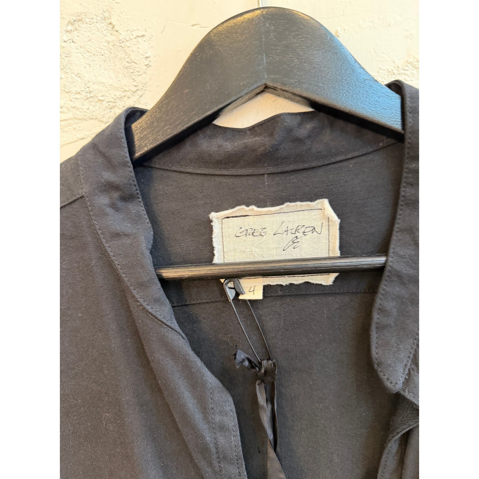 Greg Lauren Greg Lauren SAMPLE Black Tent Studio Jacket Size US XL / EU 56 / 4 - 3 Thumbnail