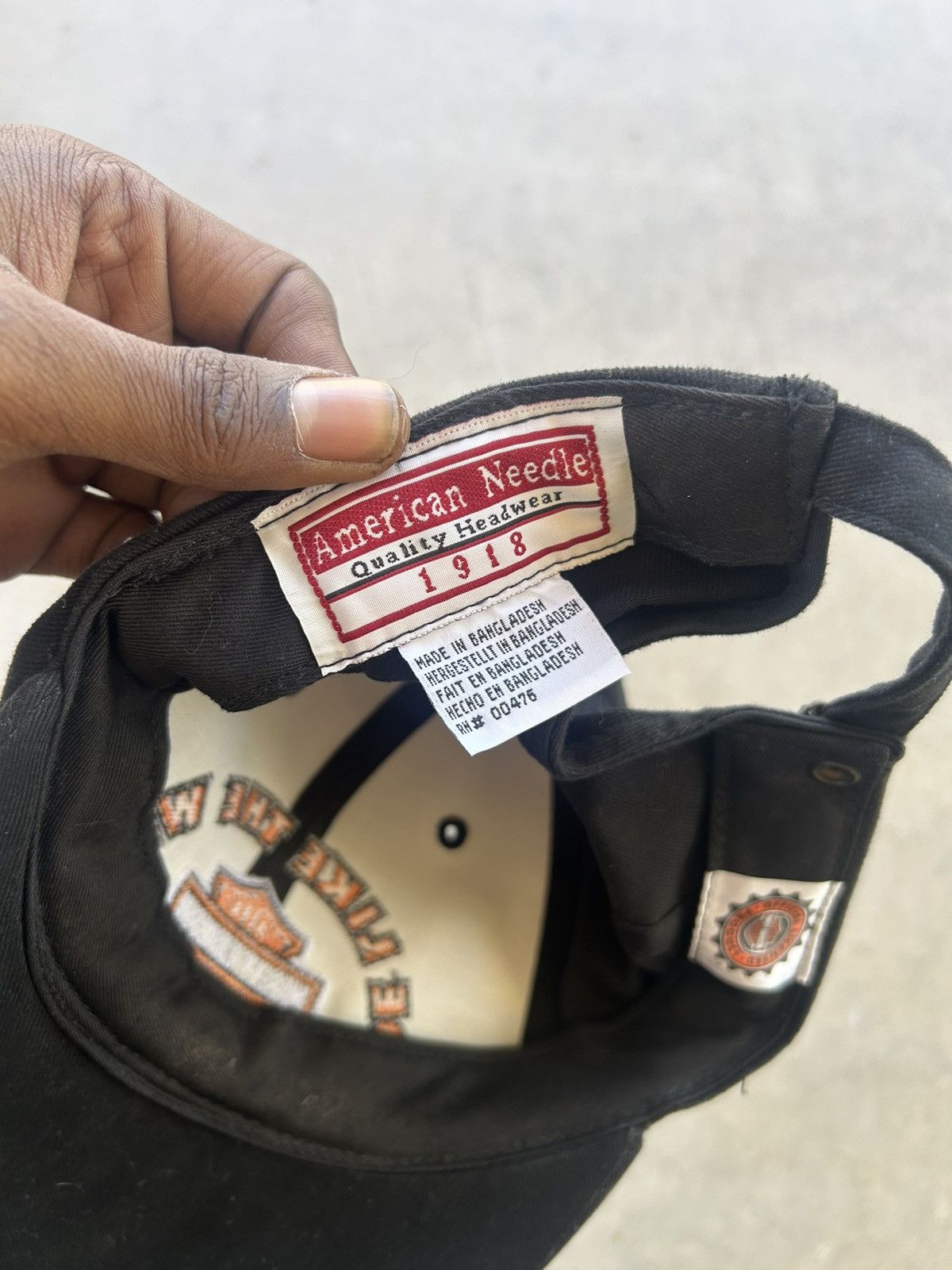 Harley Davidson × Vintage Vintage Harley Davidson American Needle Hat Cap Strapback Size ONE SIZE - 5 Thumbnail