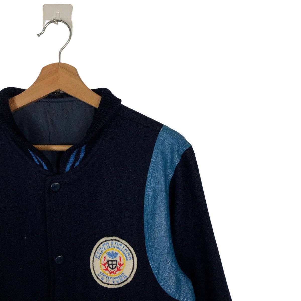 Japanese Brand VINTAGE VARSITY JACKET SAN FRANCISCO NEWYORK BIG LOGO Size US M / EU 48-50 / 2 - 5 Thumbnail