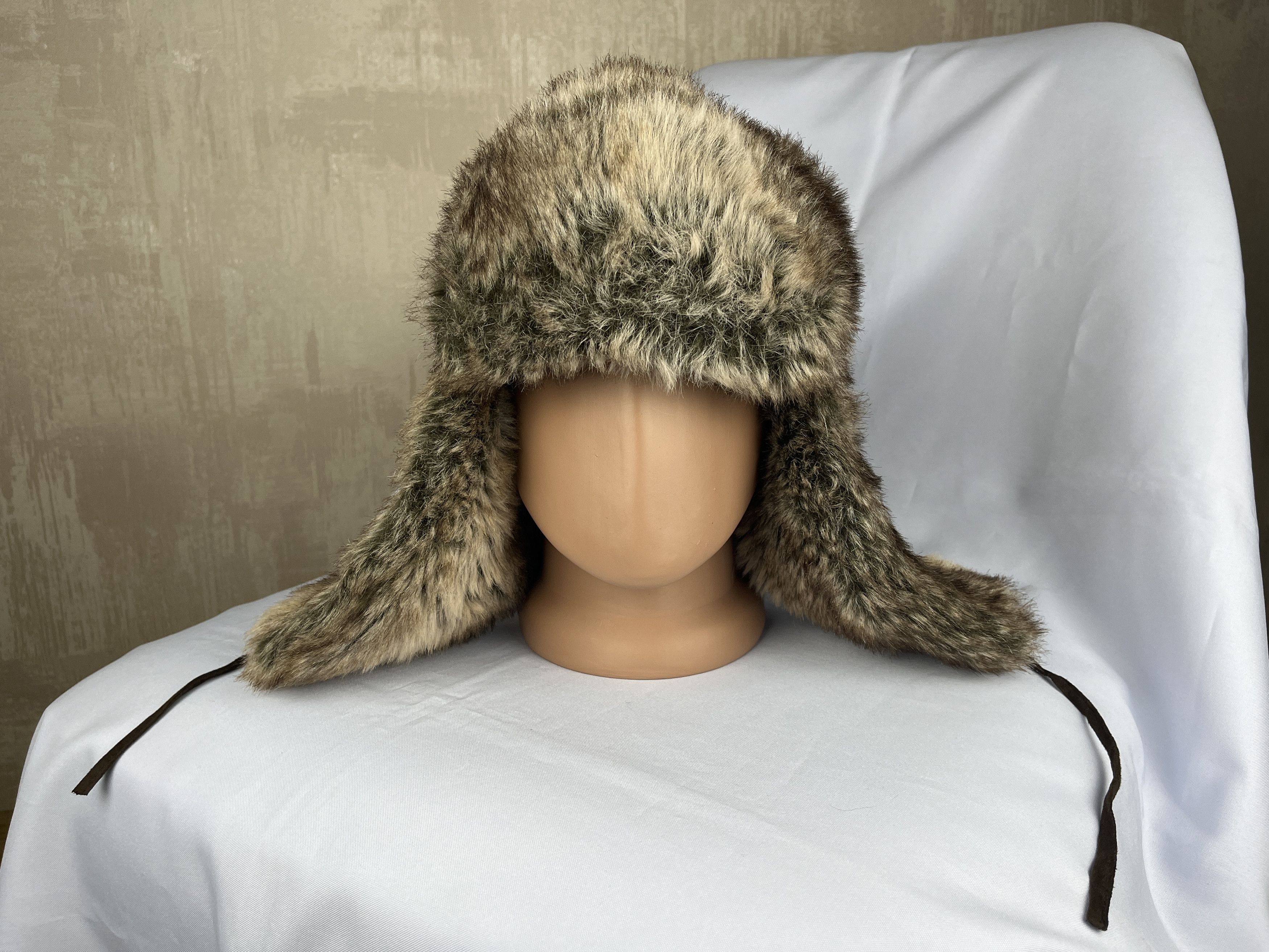 POLAR EXPO Faux Fur Trapper Hat Tyler Winter Aviator
