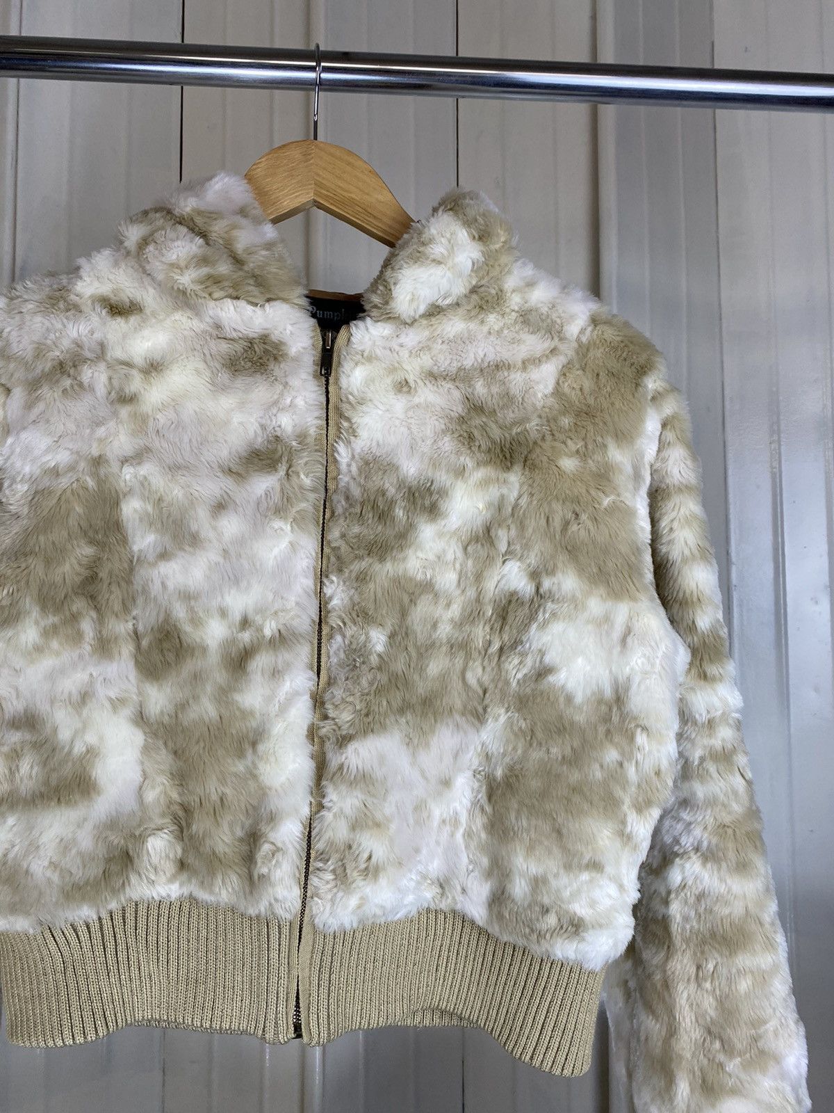 Japanese Brand Pumpkin Faux Fur Coat Hoodie Size US M / EU 48-50 / 2 - 2 Thumbnail