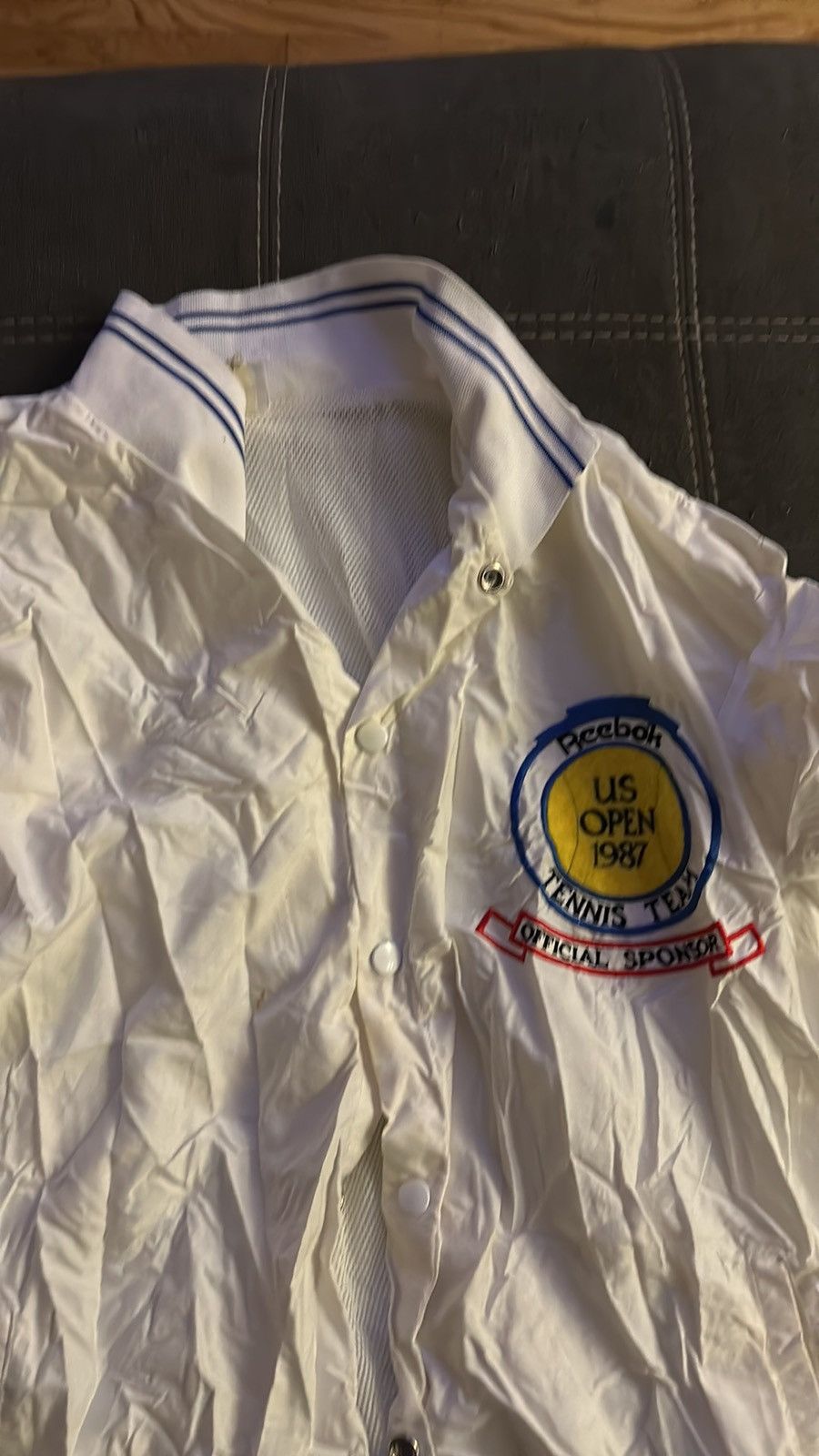 Reebok Vintage Reebok US Open 1987 Tennis Team Jacket Size US L / EU 52-54 / 3 - 3 Thumbnail