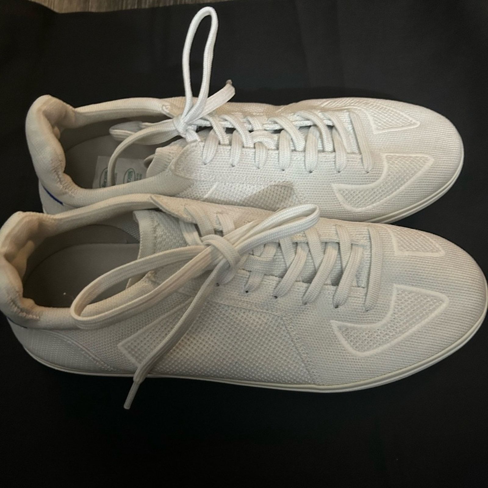 Other Rothy's The Lace Up Sneaker Vanilla Fabric US 10M EU 43 Size US 10 / IT 40 - 3 Thumbnail