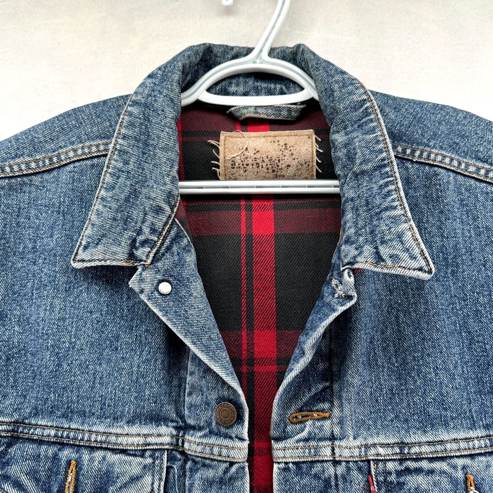Levi's Levi's Jean Jacket Blue Men's L Long Sleeve Cotton Pockets Winter Regular Fit Size US L / EU 52-54 / 3 - 3 Thumbnail