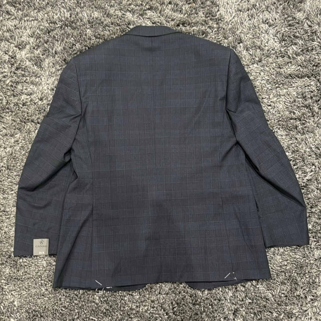 Canali Canali Sienna Plaid Stretch Wool Suit, Size 38/56 7R Size 38R - 4 Thumbnail