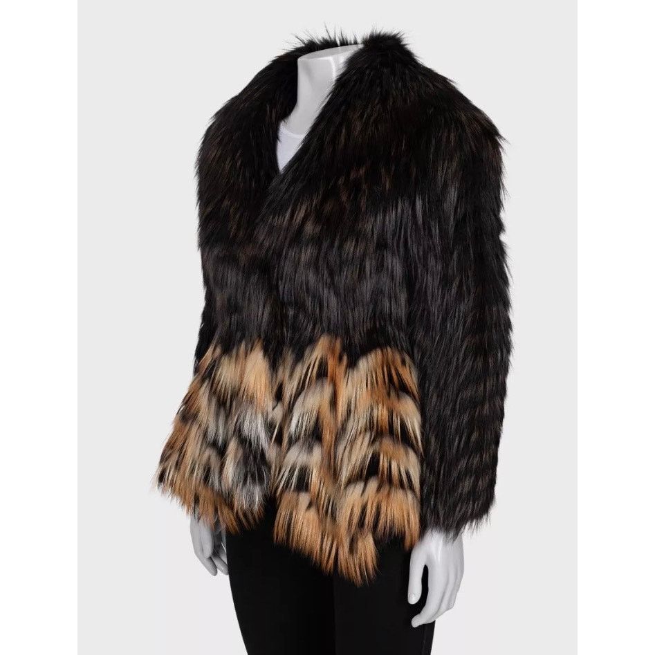 Blumarine Blumarine Brown Fox Fur Coat Size 40 / S Size S / US 4 / IT 40 - 2 Thumbnail