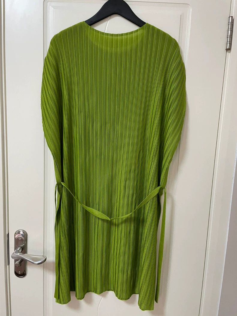 Issey Miyake Issey Miyake Green pleated skirt Size L / US 10 / IT 46 - 3 Thumbnail