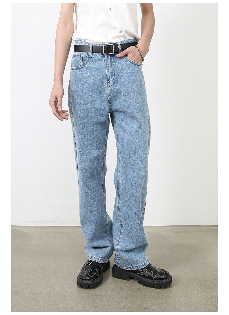 Japanese Brand × Jean Japanese street style classic simple versatile washed jeans Size US 32 / EU 48 - 2 Thumbnail