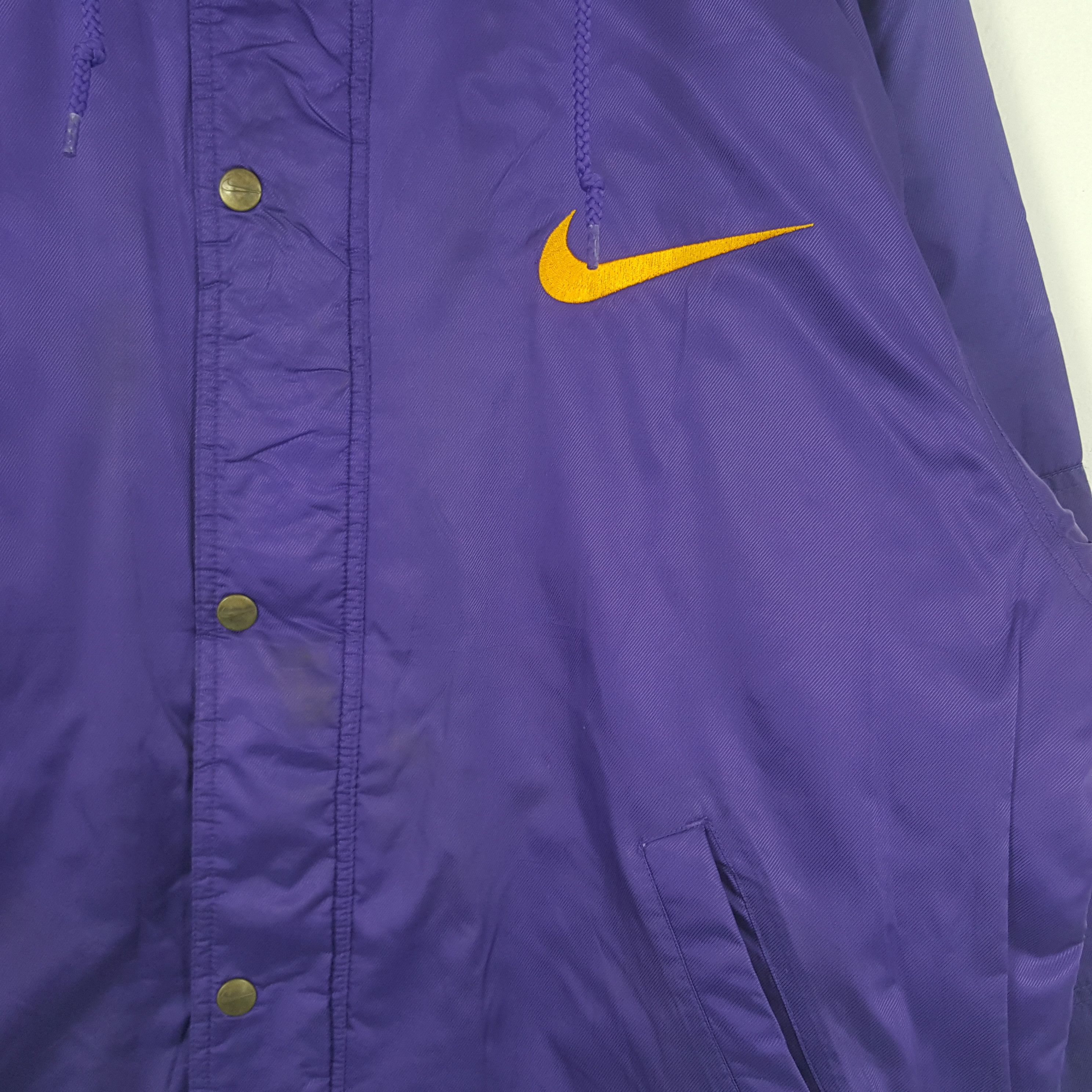 Nike × Vintage Vintage Nike Big Swoosh Outdoor Long Jacket C289N4 Size US L / EU 52-54 / 3 - 4 Thumbnail