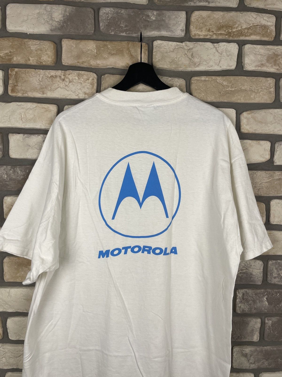 Motorola × Vintage Vintage oversize Motorola t-shirt shirt tee Size US XL / EU 56 / 4 - 7 Thumbnail