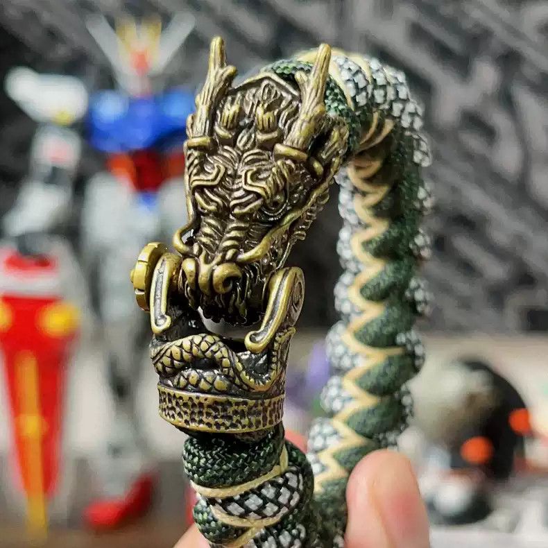 Handmade × Vintage Handmade Chinese Zodiac Dragon Paracord Bracelet Size ONE SIZE - 4 Thumbnail