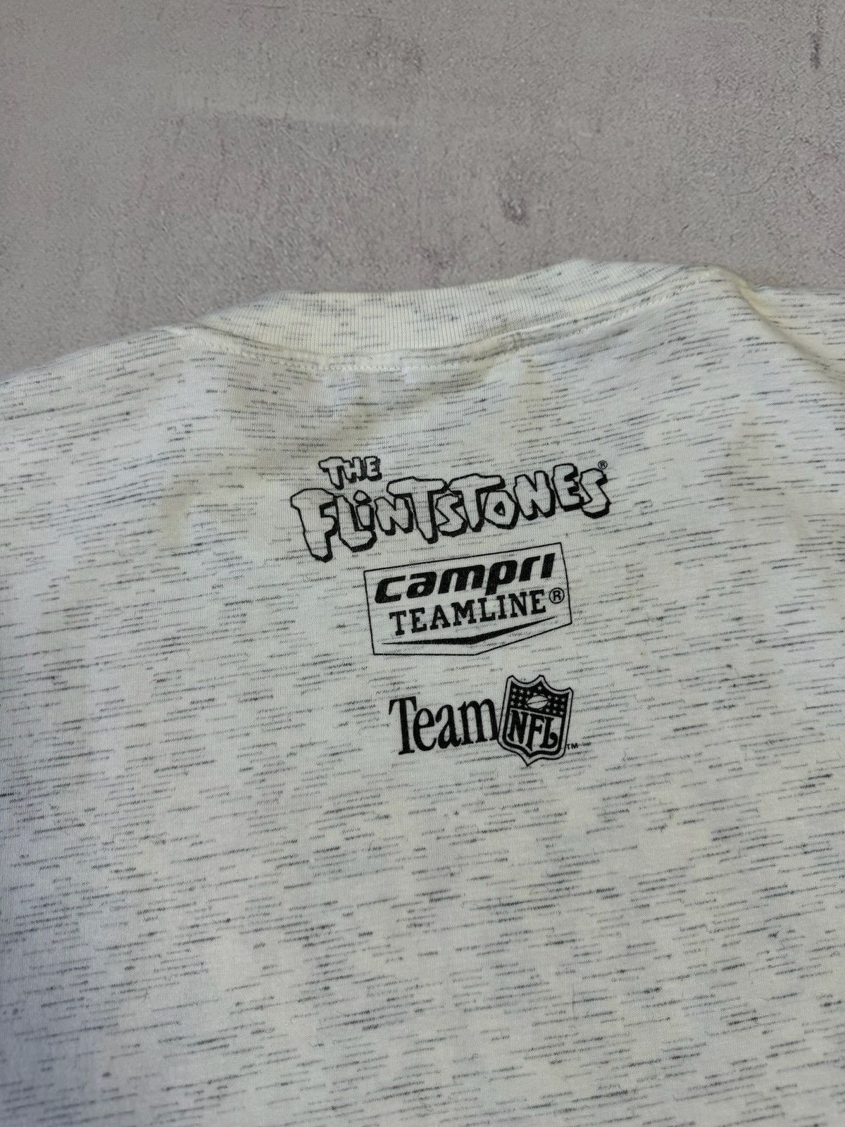 Vintage 1994 Raiders Hanna Barbera T Shirt Tee NFL The Flintstones Size US XL / EU 56 / 4 - 9 Thumbnail