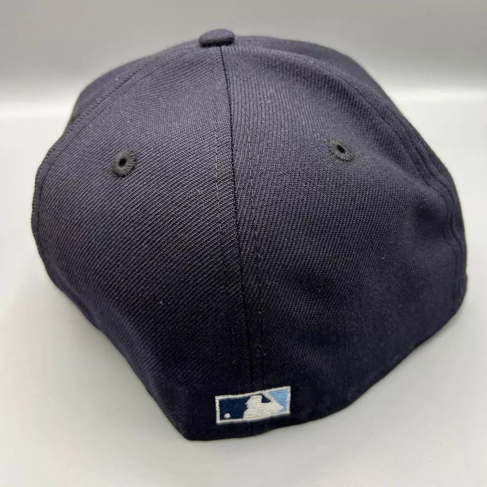 New Era Atlanta Braves Hat Men 7 1/2 59Fifty New Era MLB Fitted Cap Size ONE SIZE - 4 Thumbnail