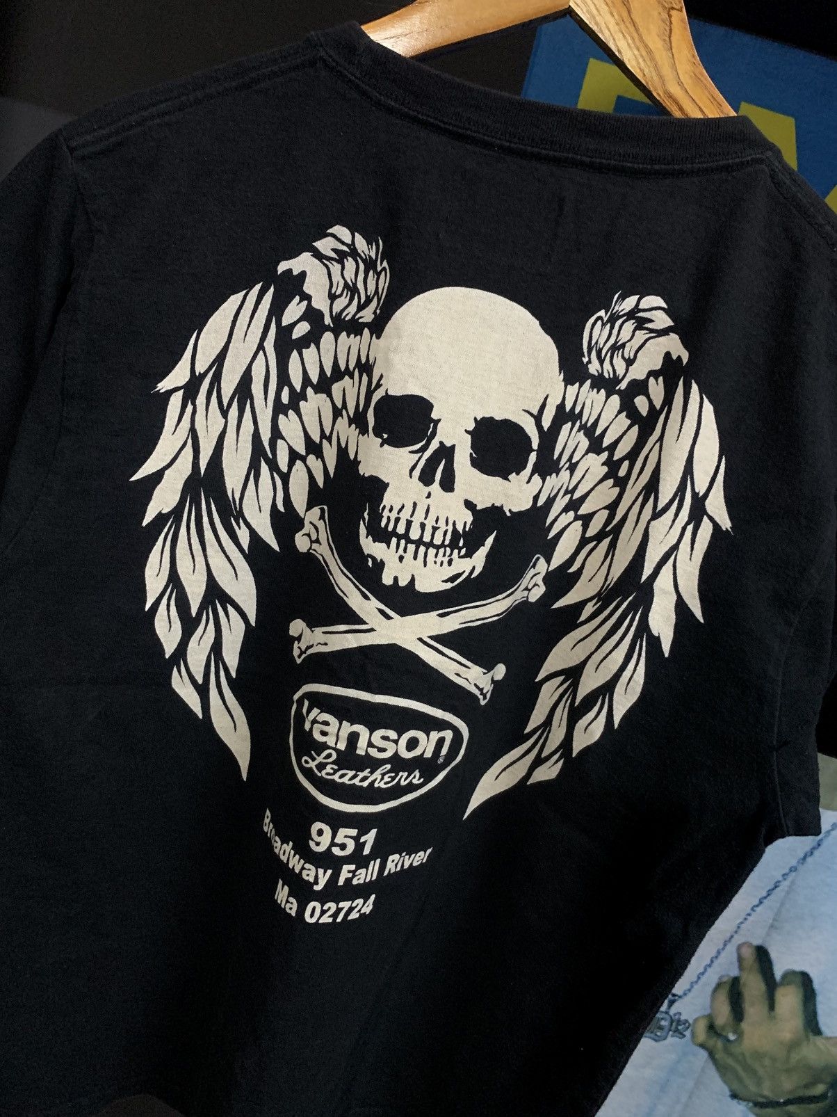 Vanson Leathers VANSON LEATHERS SKULL GRAPHIC TSHIRT Size US M / EU 48-50 / 2 - 3 Thumbnail