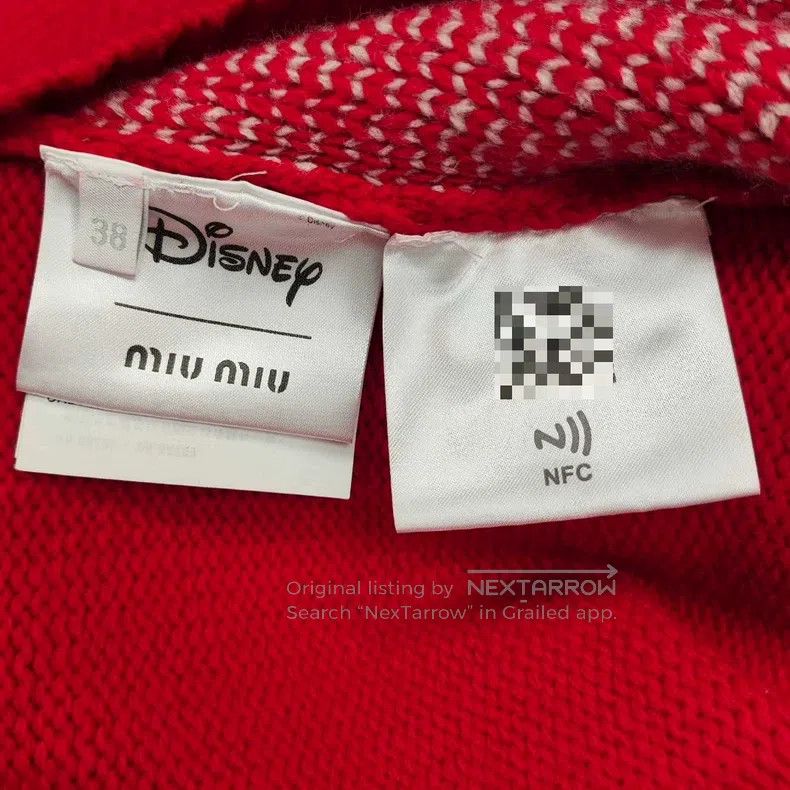Miu Miu Miu Miu 38 Disney co-branded red knitted sweater Size M / US 6-8 / IT 42-44 - 3 Thumbnail