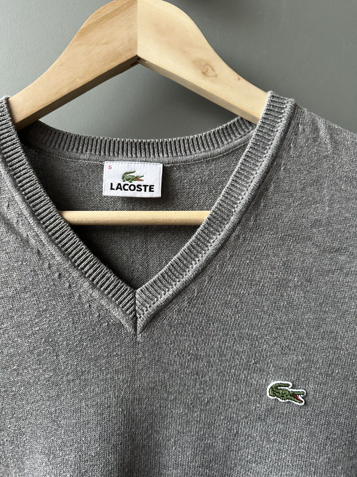 Lacoste Lacoste Cotton Sweater Size 5 Size US XL / EU 56 / 4 - 3 Thumbnail