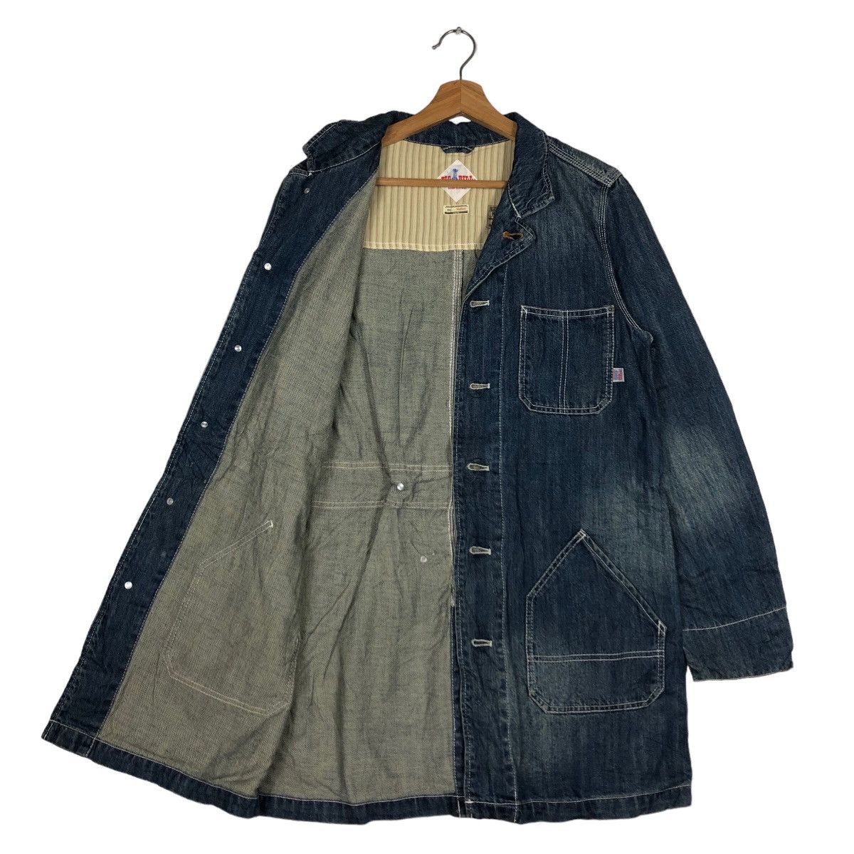 Japanese Brand 🔥90s Vintage Hikory Chore Jacket BigBill Japan Issey Miyake Size US M / EU 48-50 / 2 - 9 Thumbnail