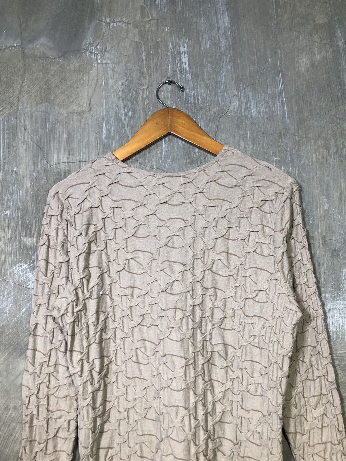 Japanese Brand Japanese Lainere Wrinkle Longsleeve T-shirt Size US L / EU 52-54 / 3 - 9 Thumbnail
