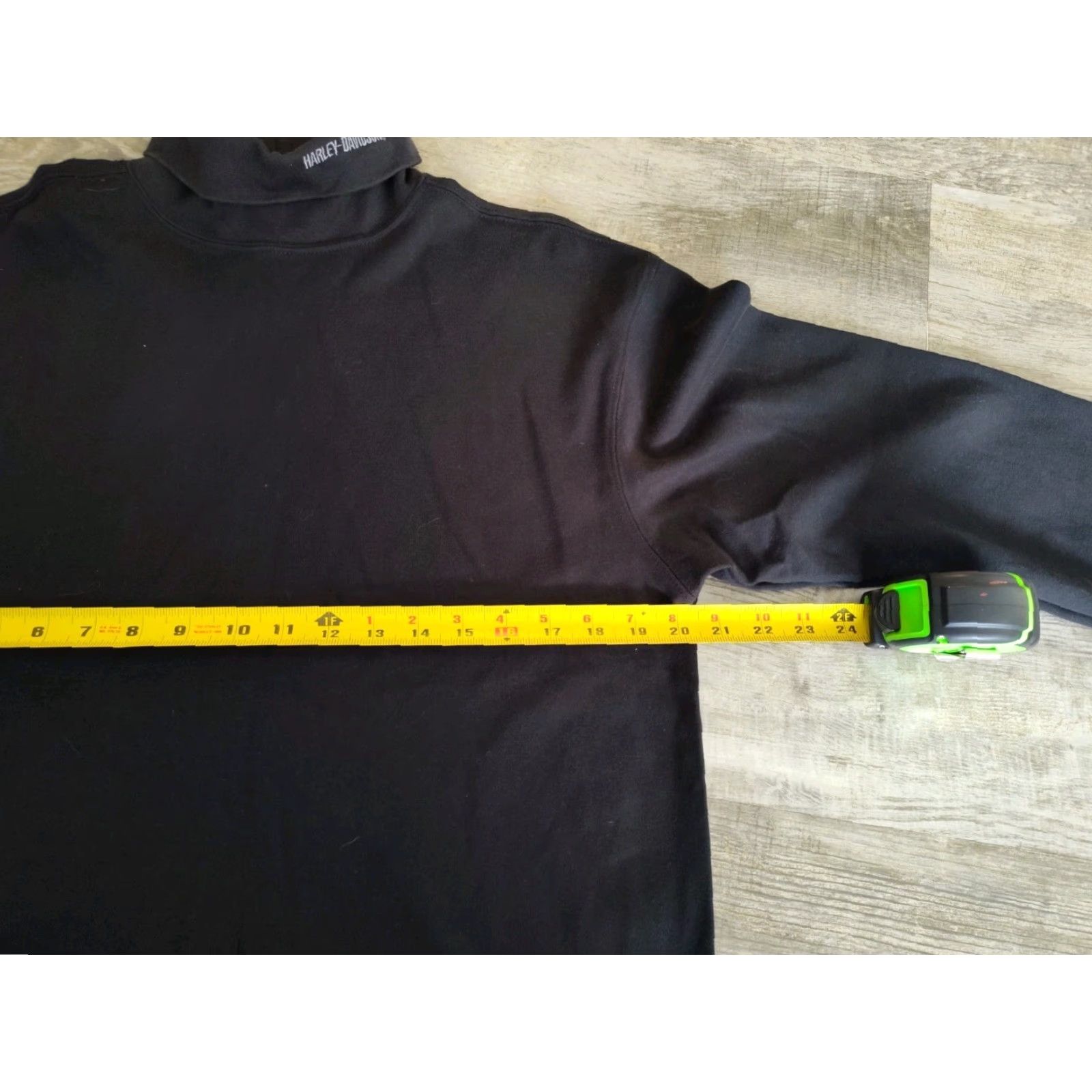 Harley Davidson Vintage 90s Y2K Harley Davidson Women’s Turtleneck Black Shirt Size Medium Biker Size M / US 6-8 / IT 42-44 - 7 Thumbnail