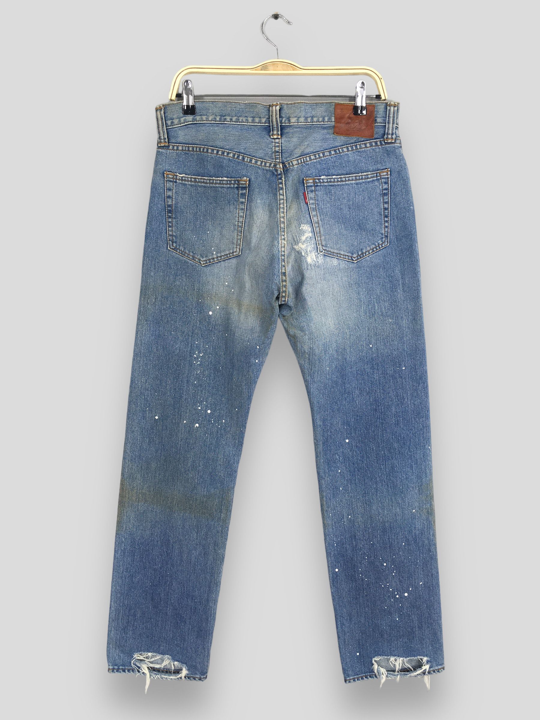 Eternal Size 31x31.5 Vintage Eternal Low Rise Distressed Jeans S551 Size US 31 - 8 Thumbnail