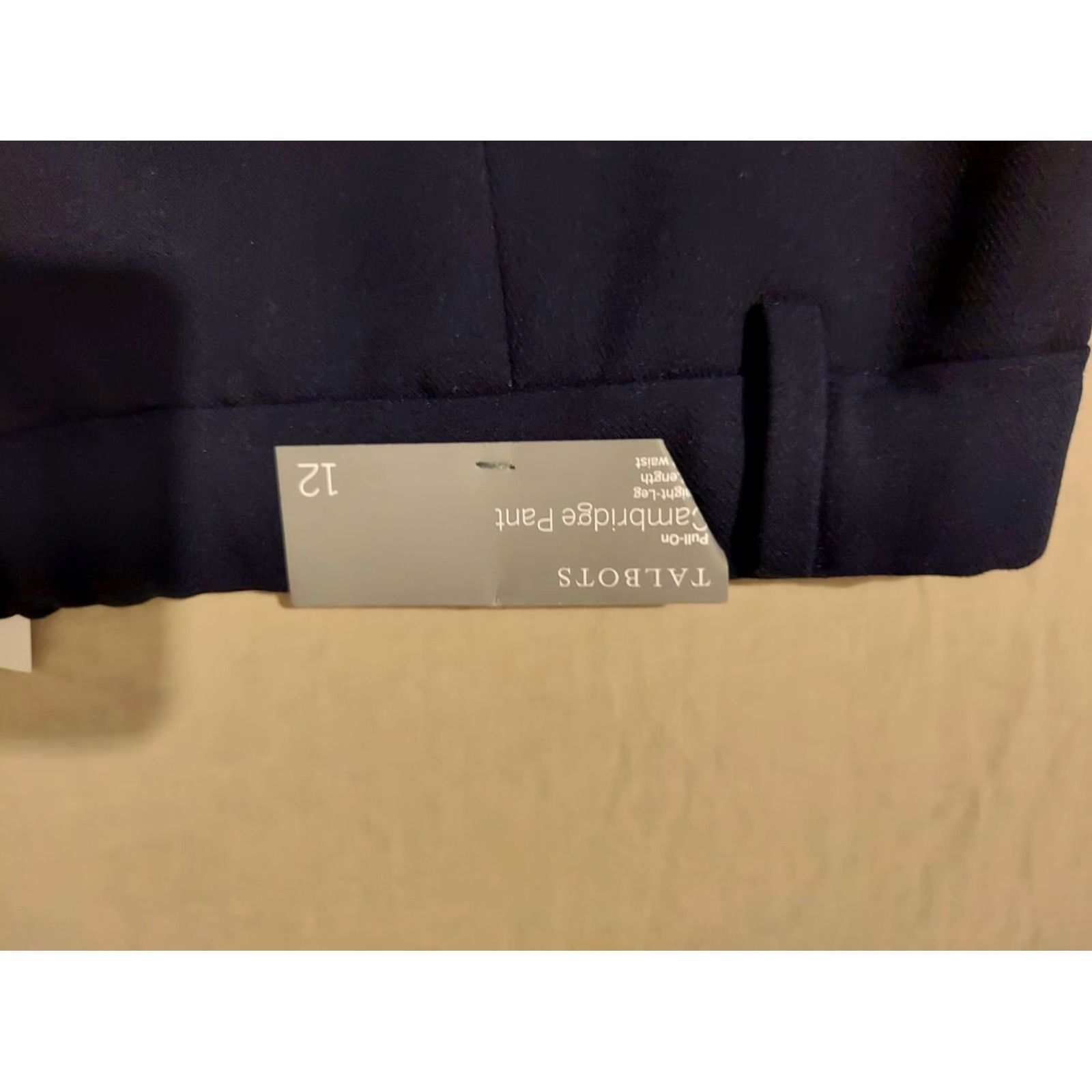Talbots Talbots Dress Pants 12 Black Women Pants Slim Chino Trouser Slacks Size 34" / US 12 / IT 48 - 2 Thumbnail