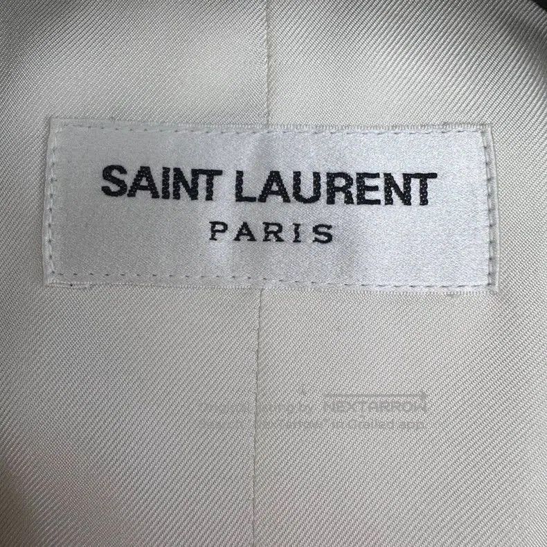 Saint Laurent Paris Saint Laurent 2024 White Blazer Size 38. Size US L / EU 52-54 / 3 - 5 Thumbnail