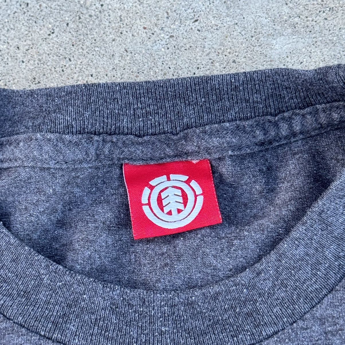 Element × Independent Truck Co. × JNCO Vintage 90s Grey And Red Element Skater Graphic Tee Large Size US L / EU 52-54 / 3 - 4 Thumbnail