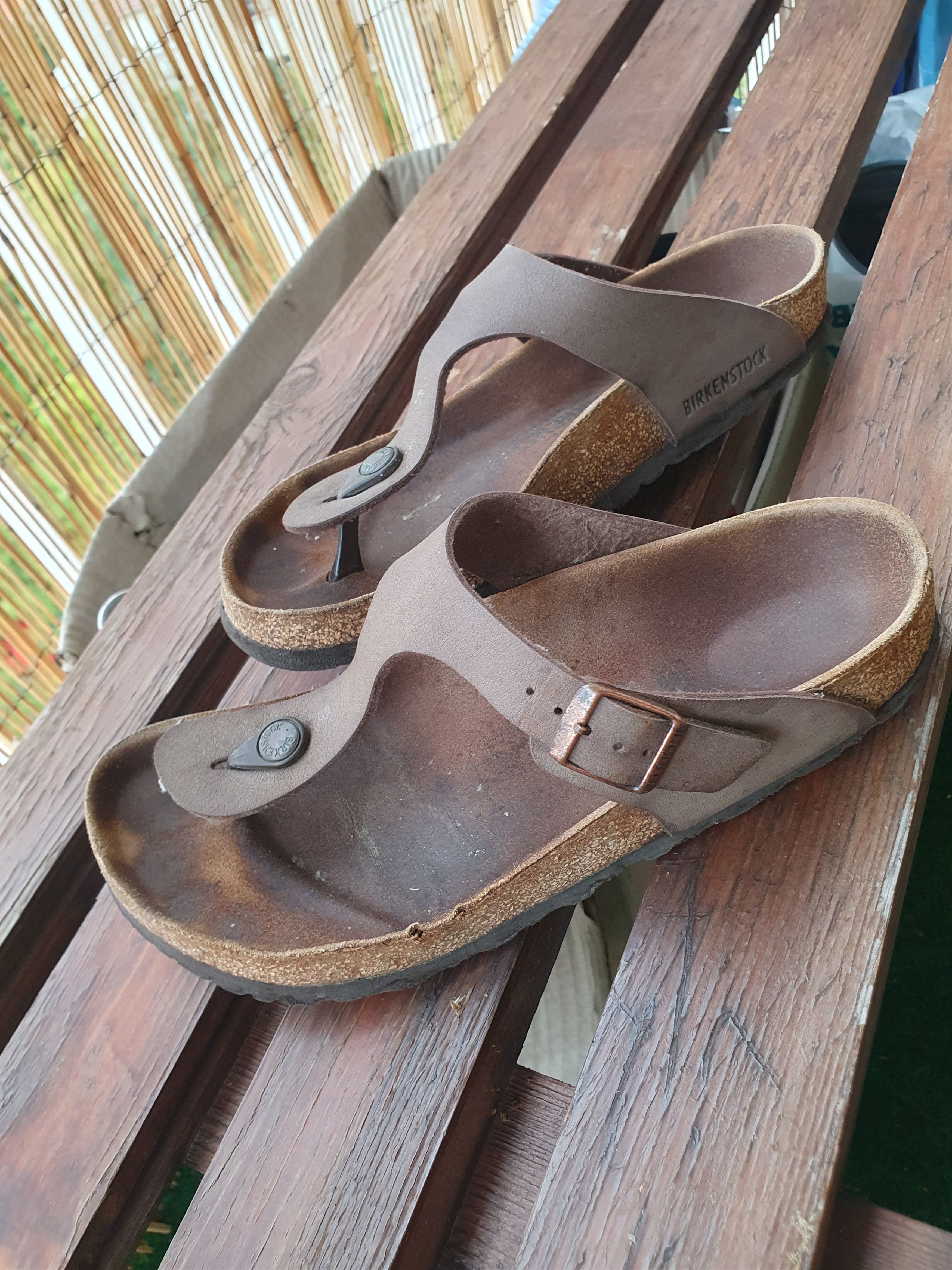 Birkenstock Birkenstock Gizeh Slide Sandals sz 39 Size US 8 / IT 38 - 2 Thumbnail