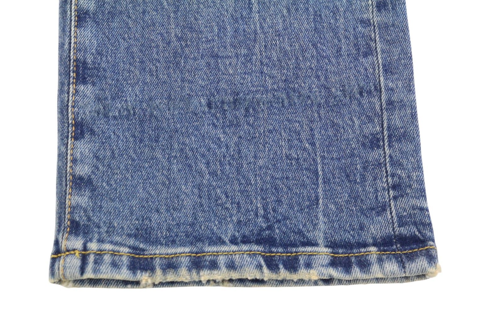 R13 BOY STRAIGHT 27 Kelly Stretch Blue Denim 87186 Size 27" / US 4 / IT 40 - 12 Thumbnail