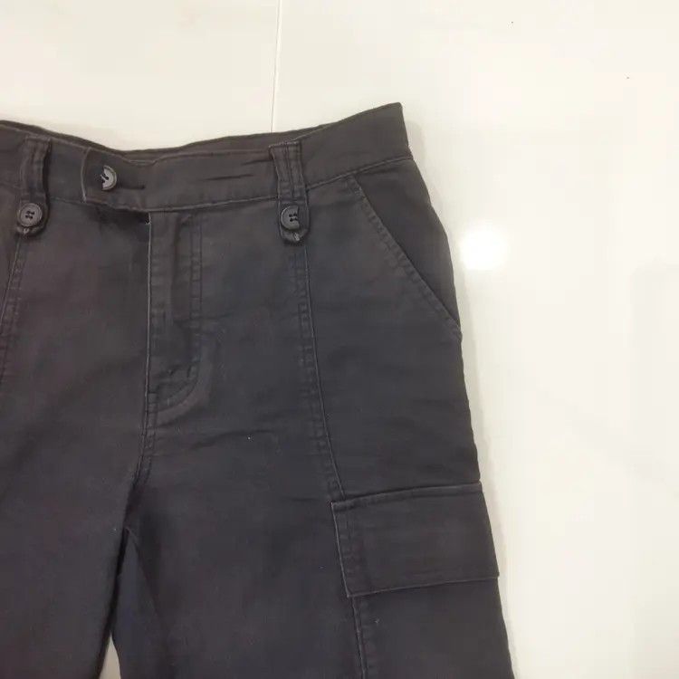 Japanese Brand × Uniqlo UNIQLO DARK BLUE CROPEP CARGO PANTS Size US 28 / EU 44 - 5 Thumbnail