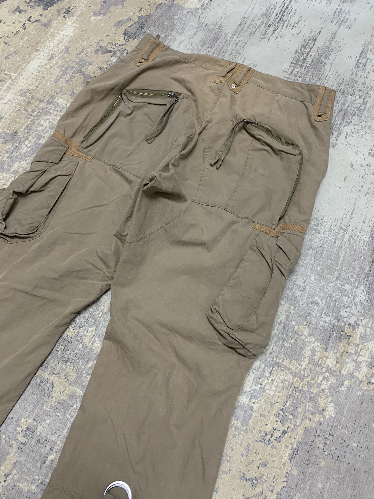 PPFM Vintage PPFM Multi-Pocket Tactical Bondage Pants Tan 33x28 Size US 33 - 10 Thumbnail