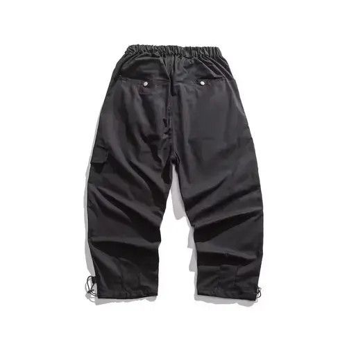 Other 21SS Indigo Union Japan Black Worker Cropped Pants Size US 31 - 2 Thumbnail