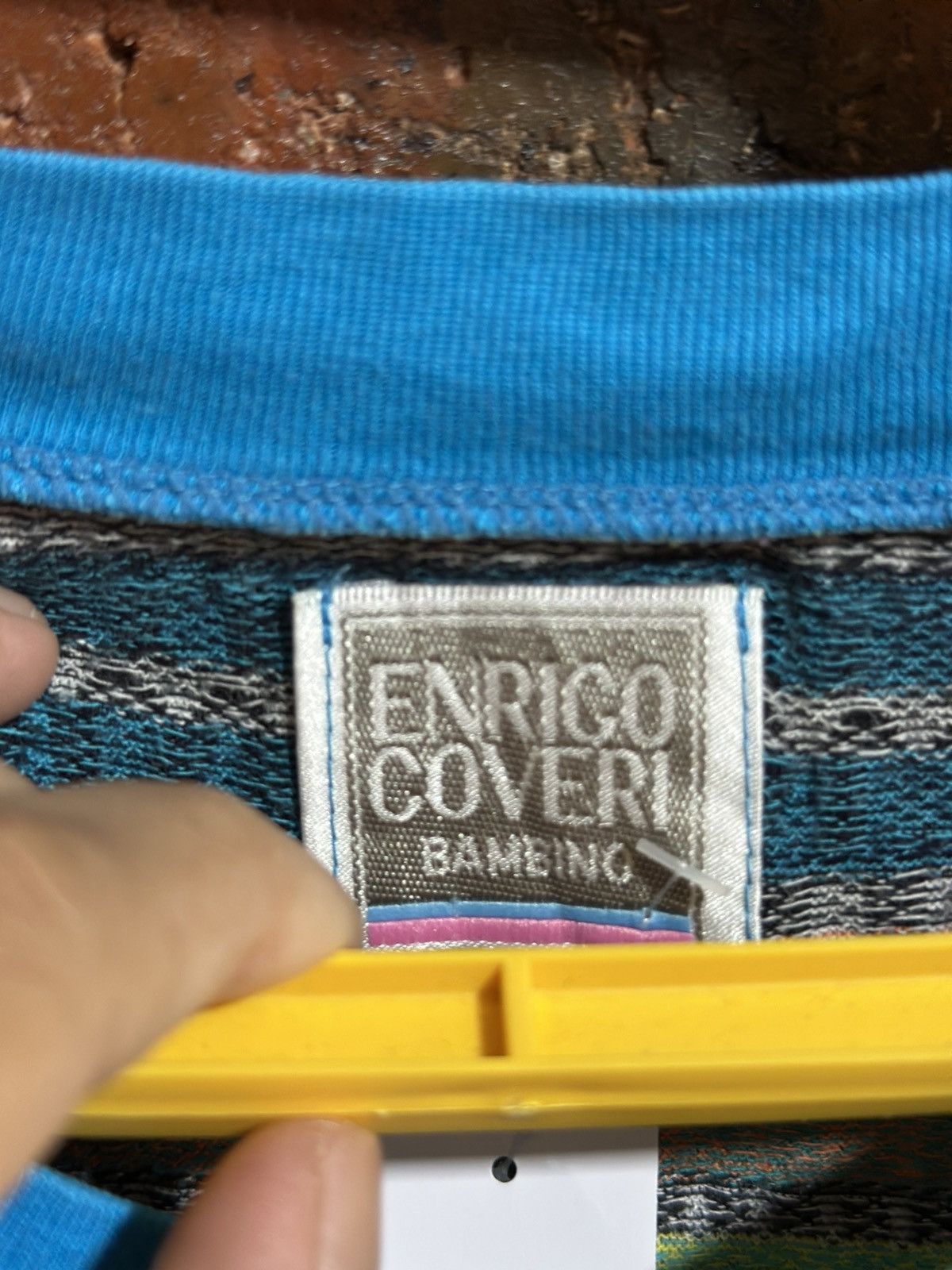 Designer × Enrico Coveri × Vintage Vintage Enrico Coveri Over Print Faded Tee Size US M / EU 48-50 / 2 - 4 Thumbnail